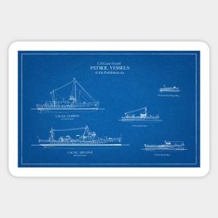 United States Coast Guard Patrol Vessels of the Prohibition Era - AD Sticker